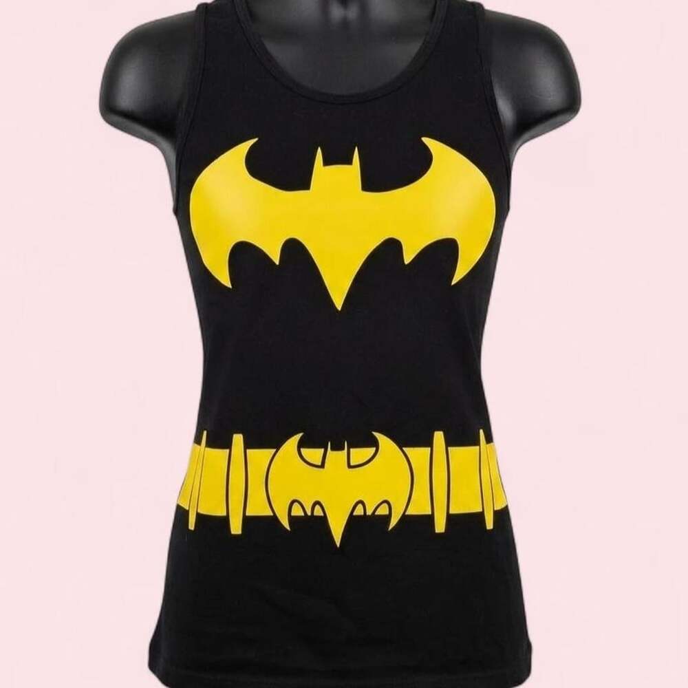 DC Comics Batman Graphic Tank Top with Utility Belt and Cape Tabs